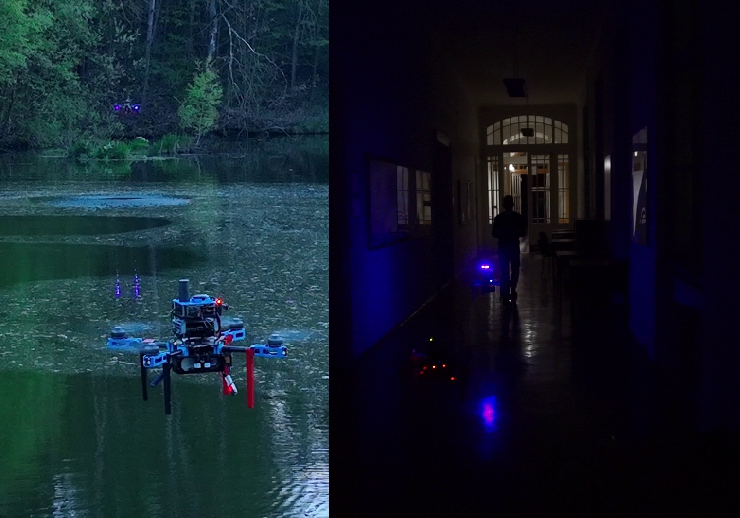 Reflection-Based Relative Localization for Cooperative UAV Teams Using Active Markers